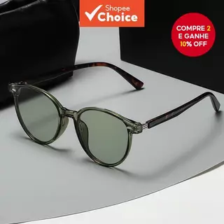 Óculos De Sol UV Coreanos Unissex Na Moda Da em Oferta na Shopee