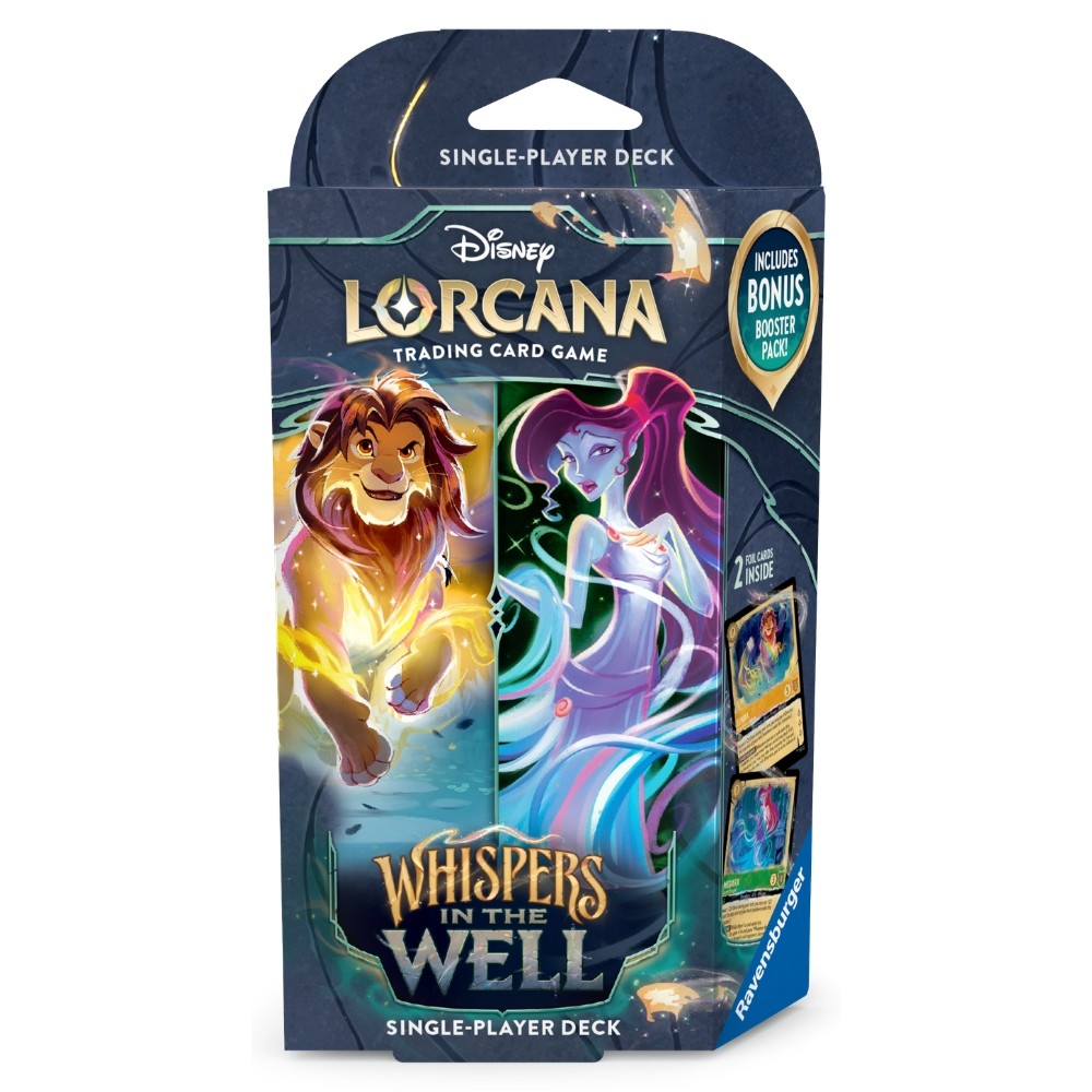 STARTER DECK DISNEY LORCANA SET 10 WHISPERS IN THE WELL SIMBA E