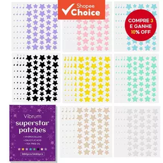 960/1440PCS Adesivos para Espinhas no Rosto, Adesivos de Hidrocoloide para Manchas, Patches de Acne para Cobrir em Oferta na Shopee