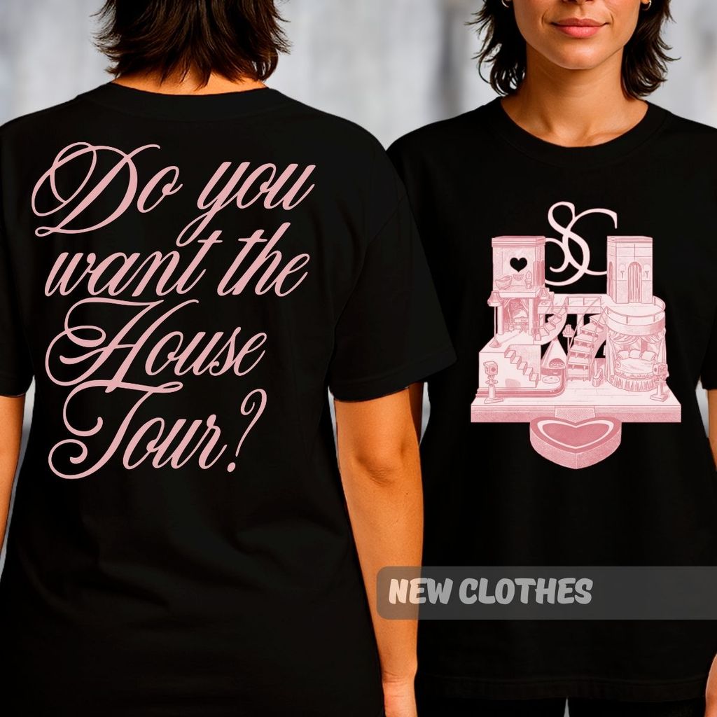 Camiseta Sabrina Carpenter Do You Want The House Tour? Song Man's