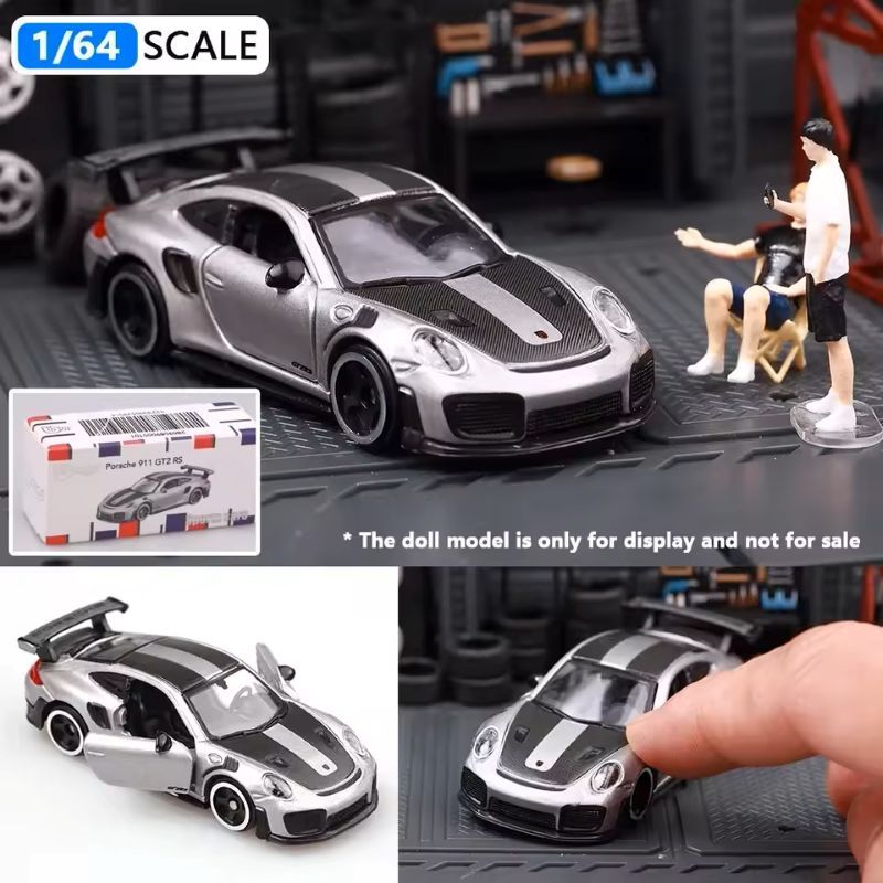Miniatura 1:64 Carro Porsche 911 GT2 RS Bburago | Shopee Brasil