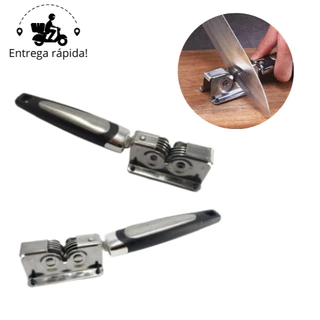 Amolador de Facas Profissional em Aço Inoxidável – Afiador Manual de Cozinha para Facas e Tesouras em Oferta na Shopee