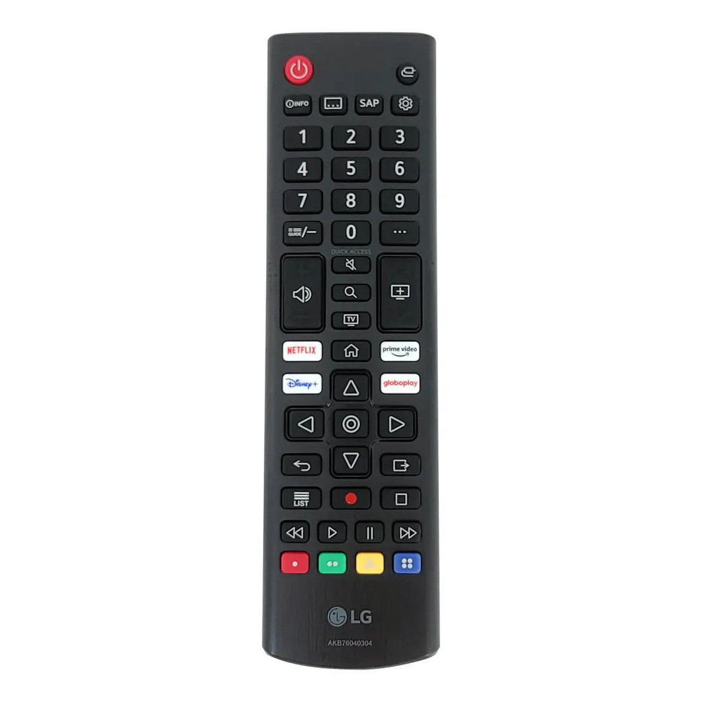 Controle Remoto Teclas Netflix Disney Globo Lg Akb76040304 | Shopee Brasil
