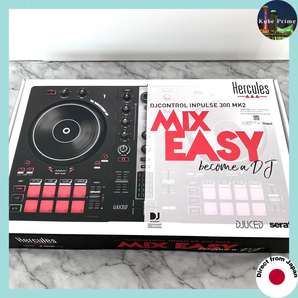 Hercules DJControl Inpulse 300 MK2-Controlador USB DJ-2 Decks (16