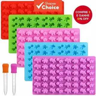 48 Dinossauro Fofo Silicone Chocolate Modelo Grelha De Gelo Doce Cera De Fogo Permanente em Oferta na Shopee
