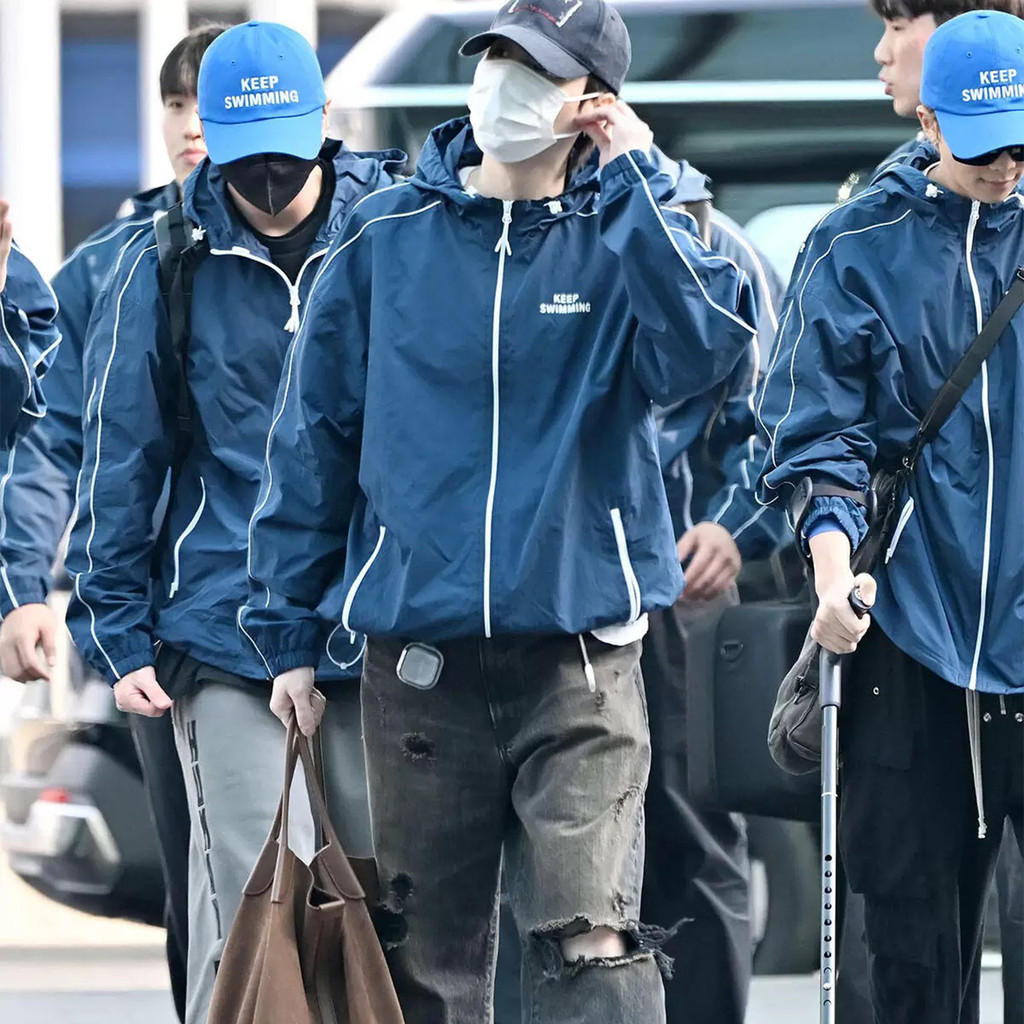 2026 BTS TOUR ARIRANG KEEP Natação Blusãos Jaqueta Unissex Vintage