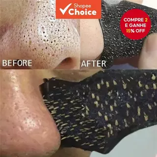 10 Pçs Pasta De Nariz De Limpeza Profunda Carvão De Bambu Cravo Ponto Nasal Tira Ferramentas De Cuidados Com A Pele Cont em Oferta na Shopee