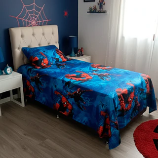 Kit de Lençol Infantil com Fronha do Homem Aranha