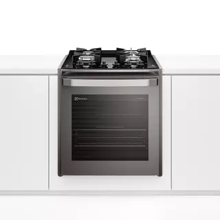 Fogão de Embutir Electrolux Experience com Mesa Vidro e Grill Cinza - FE4EG em Oferta na Shopee