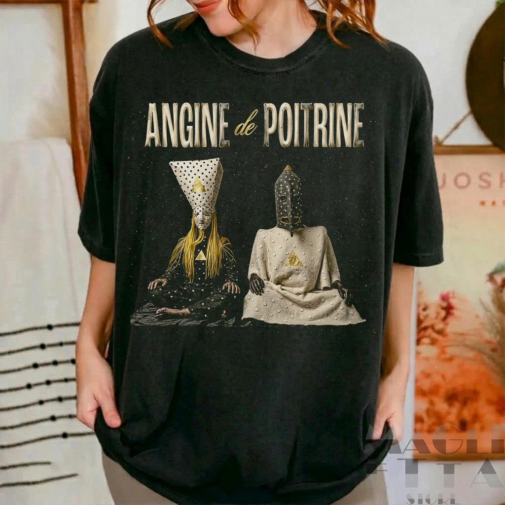 Music.Soul Camiseta Angine de Poitrine Band Gothic Rock Alt