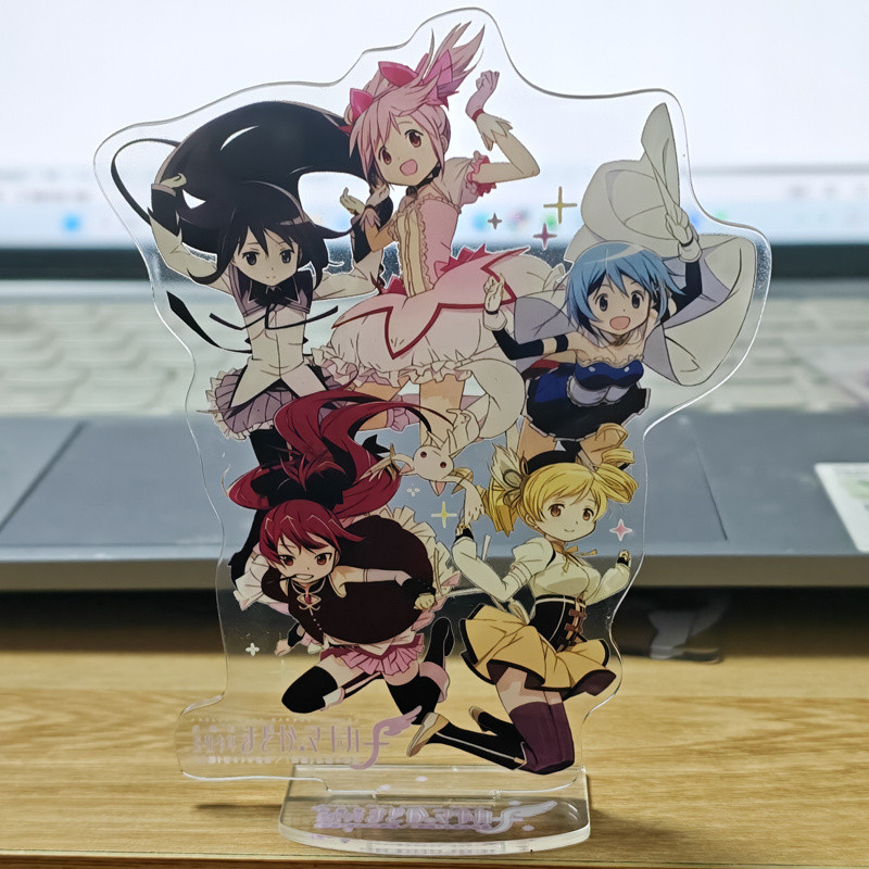 QAHEART Figura de anime KanameMadoka con alas de Madoka Kaname/Akemi Homura, figura de acción de anime para niña, estatua de modelo, adornos