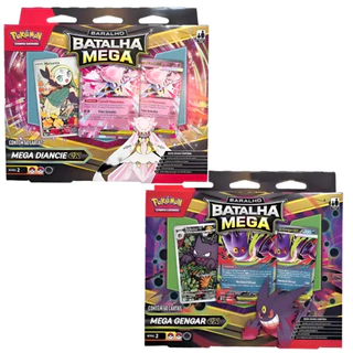Cartas Pokémon Batalha Mega Ex com 60 Cards - Copag em Oferta na Shopee