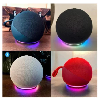 Caixa de Som Bluetooth 5W com LED Colorido Portátil Compatível com Alexa Rádio FM e USB-XLH em Oferta na Shopee