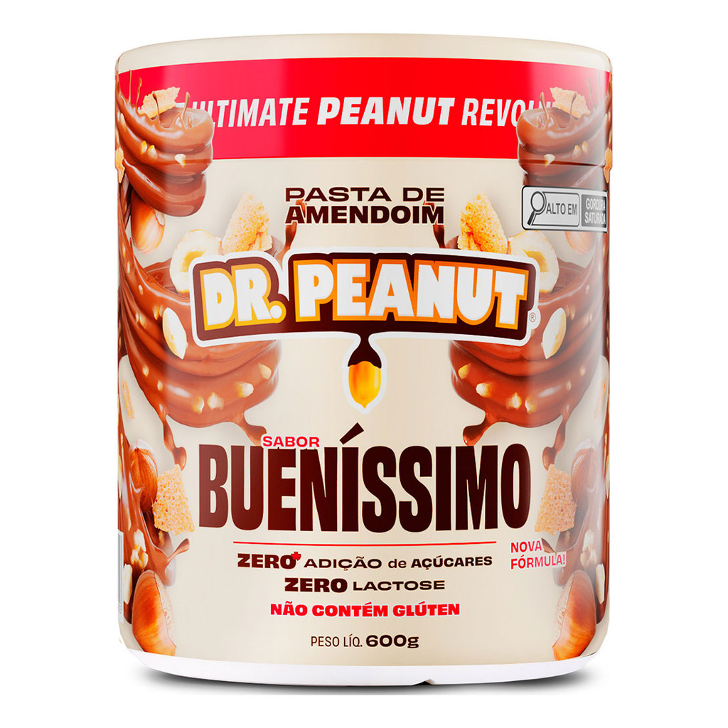 Pasta De Amendoim 600g Buenissimo Dr. Peanut | Shopee Brasil