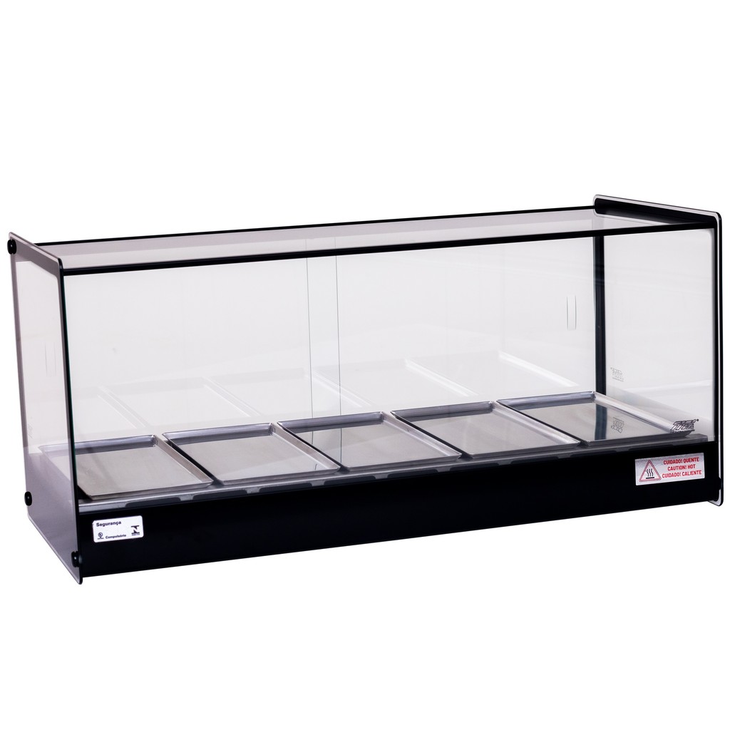 Estufa EVR Vitrine Para Salgados 5 Bandejas Titã