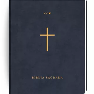 Bíblia Sagrada | NVI | Cruz Azul em Oferta na Shopee