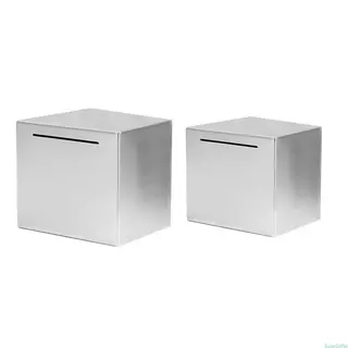 Safe Piggy Bank Feito Aço Inoxidável Cofre Banco Poupança Dinheiro Para Só Pode O Mealheiro em Oferta na Shopee