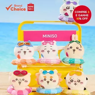 MINISO  chiikawa “temporada de verão” série - adorável chaveiro de anel de natação acessório para bolsa 8 cm × 12 cm em Oferta na Shopee