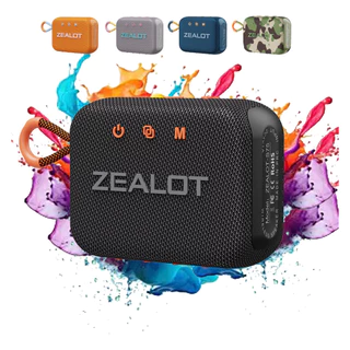 Caixa De Som Bluetooth Portátil Zealot S75 Som Potente Preto em Oferta na Shopee