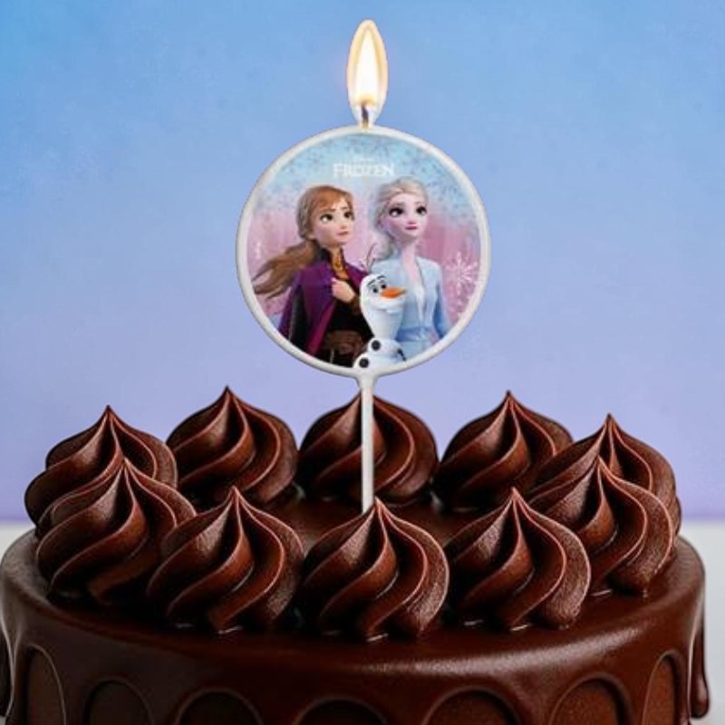 Vela Plana Adesivada Pick - Frozen - Disney Original - 1 unidade ...