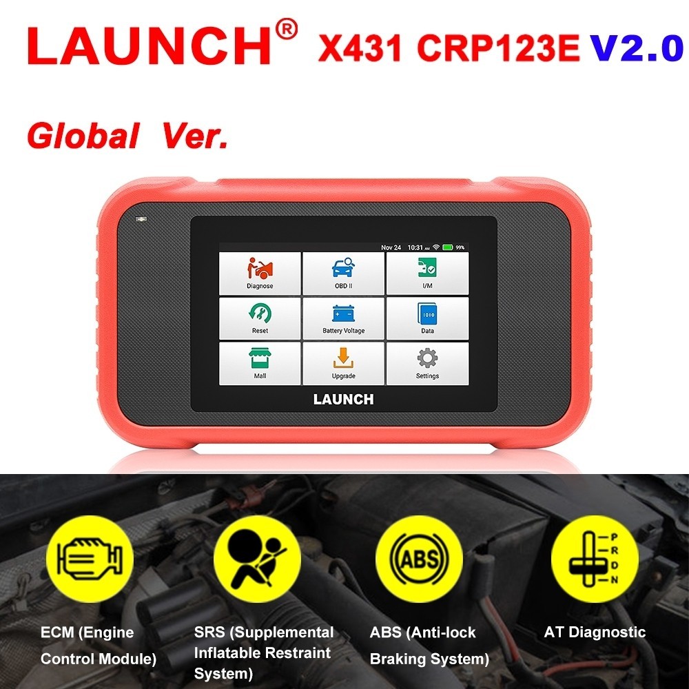 Scanner Launch Automotivo Crp123E Crp123x Diagnóstico Português Wi
