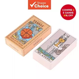 Versão Em Inglês Oracle Baralho De Cartas Misteriosa Adivinhação Profecia Destino Tarô Cartão Festa Mesa Jogo De Tabulei em Oferta na Shopee
