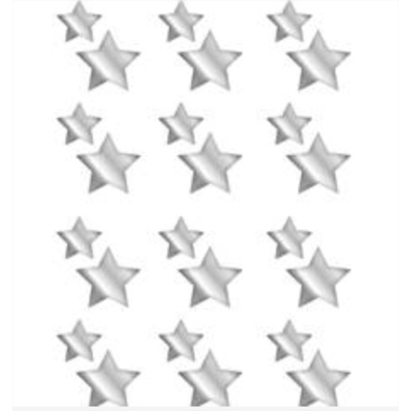 Mini Pers.estrelas Prata Ano Novo 24un | Shopee Brasil