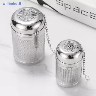 [WillbehotB] Coador De Chá Infusor De Aço Inoxidável Folhas Tempero Bola Bule Malha Fina Filtro De Café Utensílios [Novo