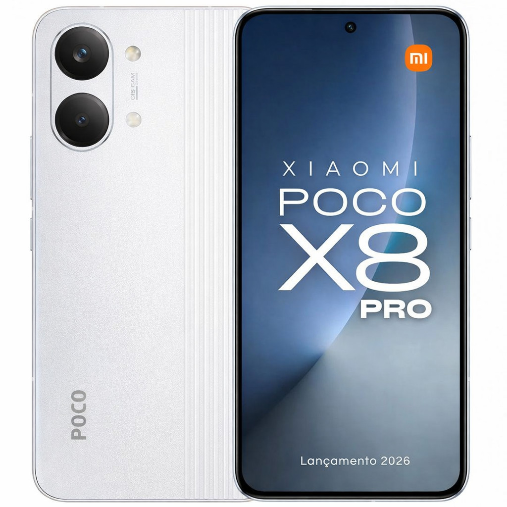 Celular POCO X8 Pro 256GB ou 512GB Tela AMOLED 1.5K 120Hz