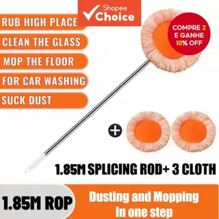 Esfregona Telescópica De Girassol : Ferramenta Doméstica Essencial Para Limpeza De Tetos E Paredes Empoeiradas Em Salas em Oferta na Shopee