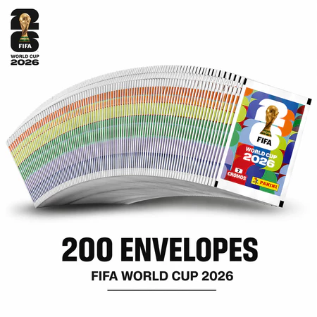 Copa Do Mundo 2026 – Kit com 200 Envelopes