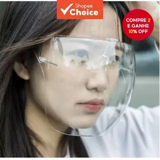 Máscara Protetora Facial Acrílica De Tamanho Grande Escolouros/Culos Bicicleta Segum Adulto em Oferta na Shopee