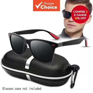 Óculos de sol estilo clássico masculino moda Casual óculos de sol protetor solar Anti-ultravioleta óculos esportivos em Oferta na Shopee