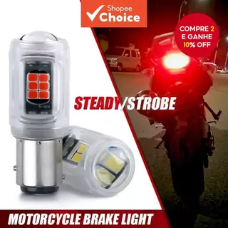 Luz Traseira LED De Alta Potência Para Motocicleta-Lâmpada De Substituição Vermelha Ultrabrilhante Bicicletas 2019-2024 em Oferta na Shopee