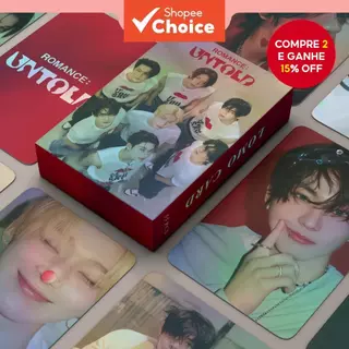 LINXX 55 Pcs ENHYPEN Romance : Cartão Holográfico A Laser Kpop Photocards Série Cartões Postais