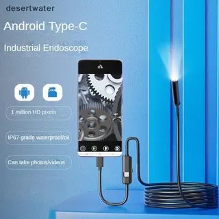 Dwbr 3 Em 1 5.5mm Câmera USB Endoscópio Boroscópio De Inspeção À Prova Dwaterproof Água 1/2/5/10M Tubo Flexível Mirco Po