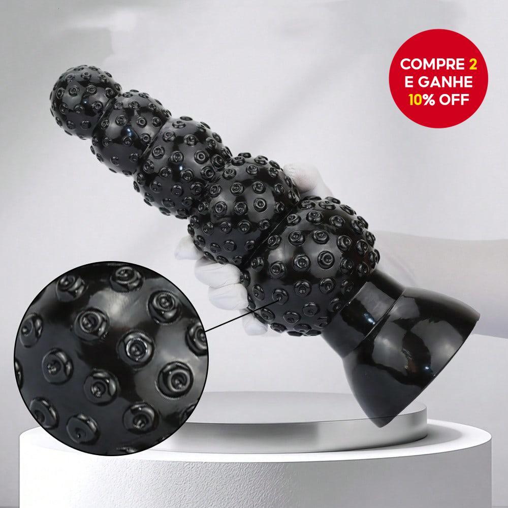  Plug Anal Realista Masculino - Tamanho Universal, Material TPE Durável, Brinquedo Anal para Experiência Sensorial