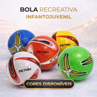 Bola De Futebol Para Campo Costurada Número 5 Azul Verde Vermelho E Laranja Para Brincadeiras