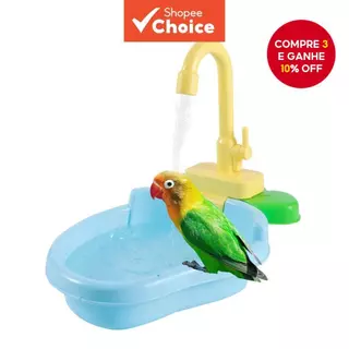 Bacia Automática Do Chuveiro Papagaio Da Circulação De Água , Brinquedo Banho Pássaro Para Pássaros Pequenos A Médios em Oferta na Shopee