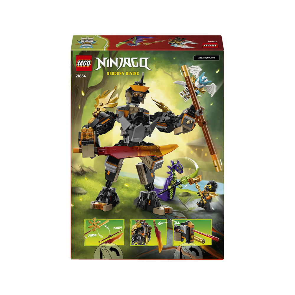 Lego Ninjago Robô de Missões do Cole e Zane Dragão 71854 | Shopee