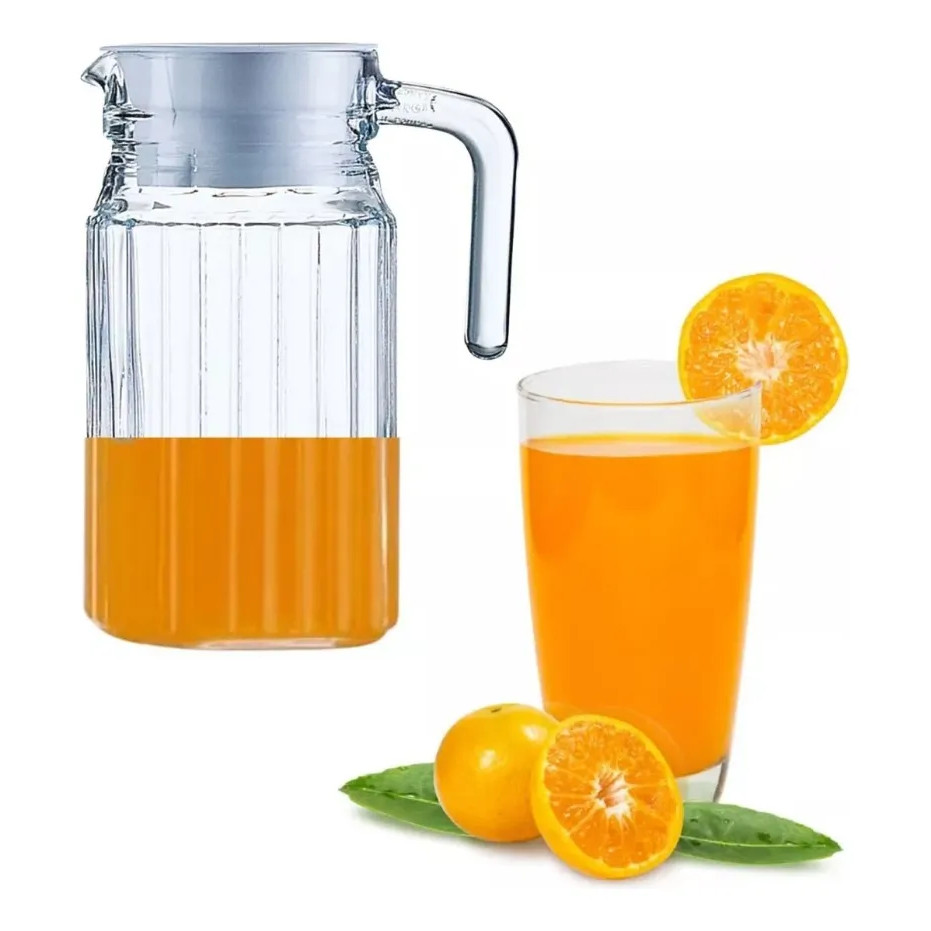 JARRA DE VIDRO PARA AGUA RIVIERA 560ML | Shopee Brasil