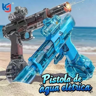 Pistola de Água Elétrica Rato de Fogo - Brinquedo Infantil Divertido para Piscina e Verão