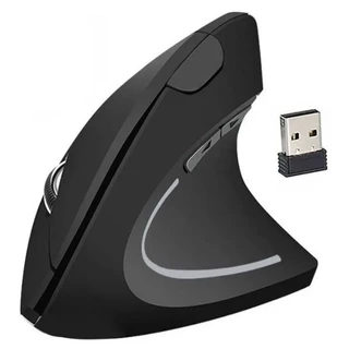 Mouse Vertical Sem Fio Ergonômico Optico Usb Silencioso Gamer