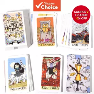 Desbloqueie Seu Futur e Com O Baralho Adventure Time Trot-Jogos De Cartas Que Contam A Fortuna em Oferta na Shopee