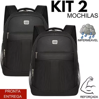 Combo 2 Mochilas Reforçadas Unissex | Resistência para o Dia a Dia em Oferta na Shopee