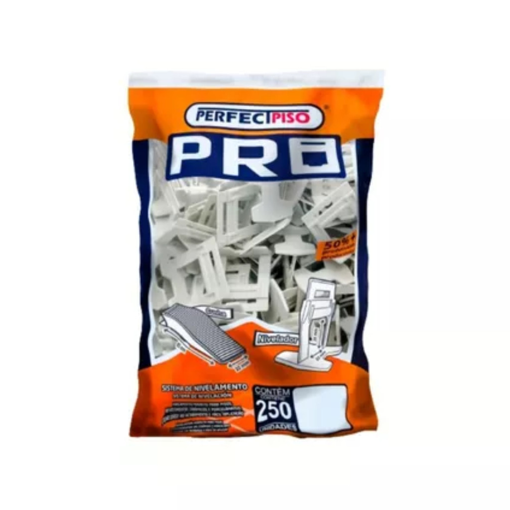 Nivelador de Piso Porcelanato 1mm Branco Perfectpiso 50un | Shopee Brasil