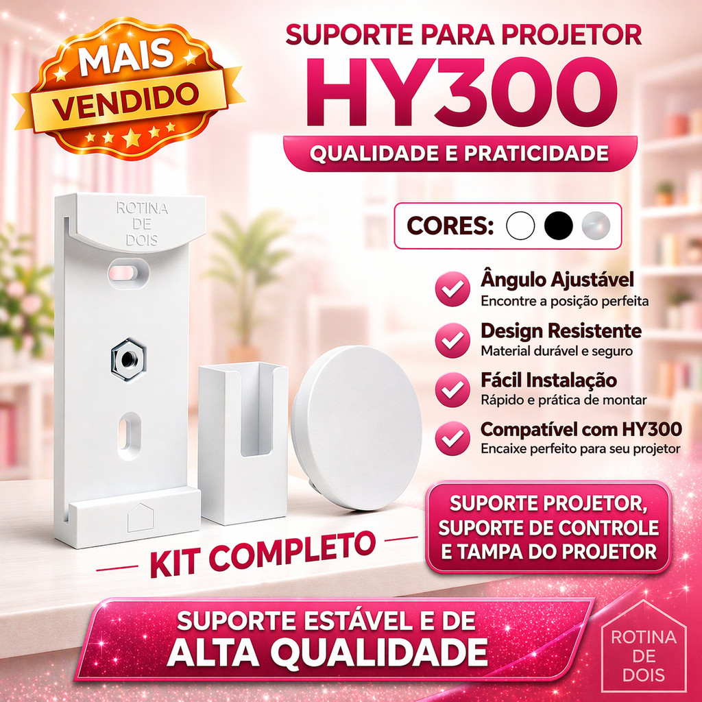 Suporte Projetor HY300 Magcubic Salange Transpeed de Teto Parede e ...