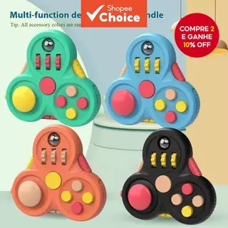 Brinquedo Fidget Pad-Girador De Mão De 1 Peça Com 11 Funções , Jogo Giroscópio Redutor De Estresse Para Liberar E Ansied em Oferta na Shopee