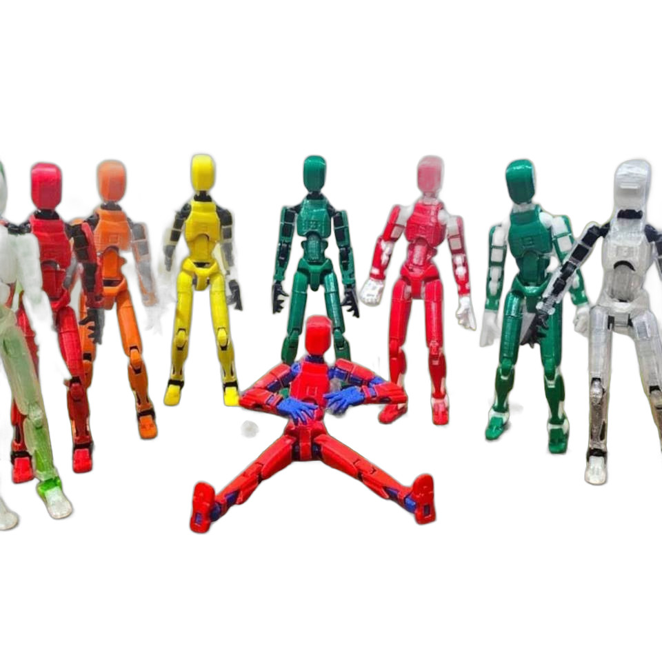 Kit 03 Bonecos Robo 100% Articulado Dummy 13 Figura de Ação Brinquedo ...