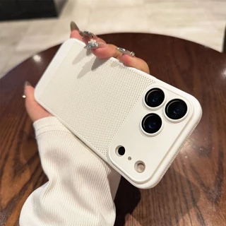 Capa Fosca De Dissipação De Calor Compatível Com IPhone 17 16 15 14 13 12 11 Pro Max Plus Traseira À Prova De Choque